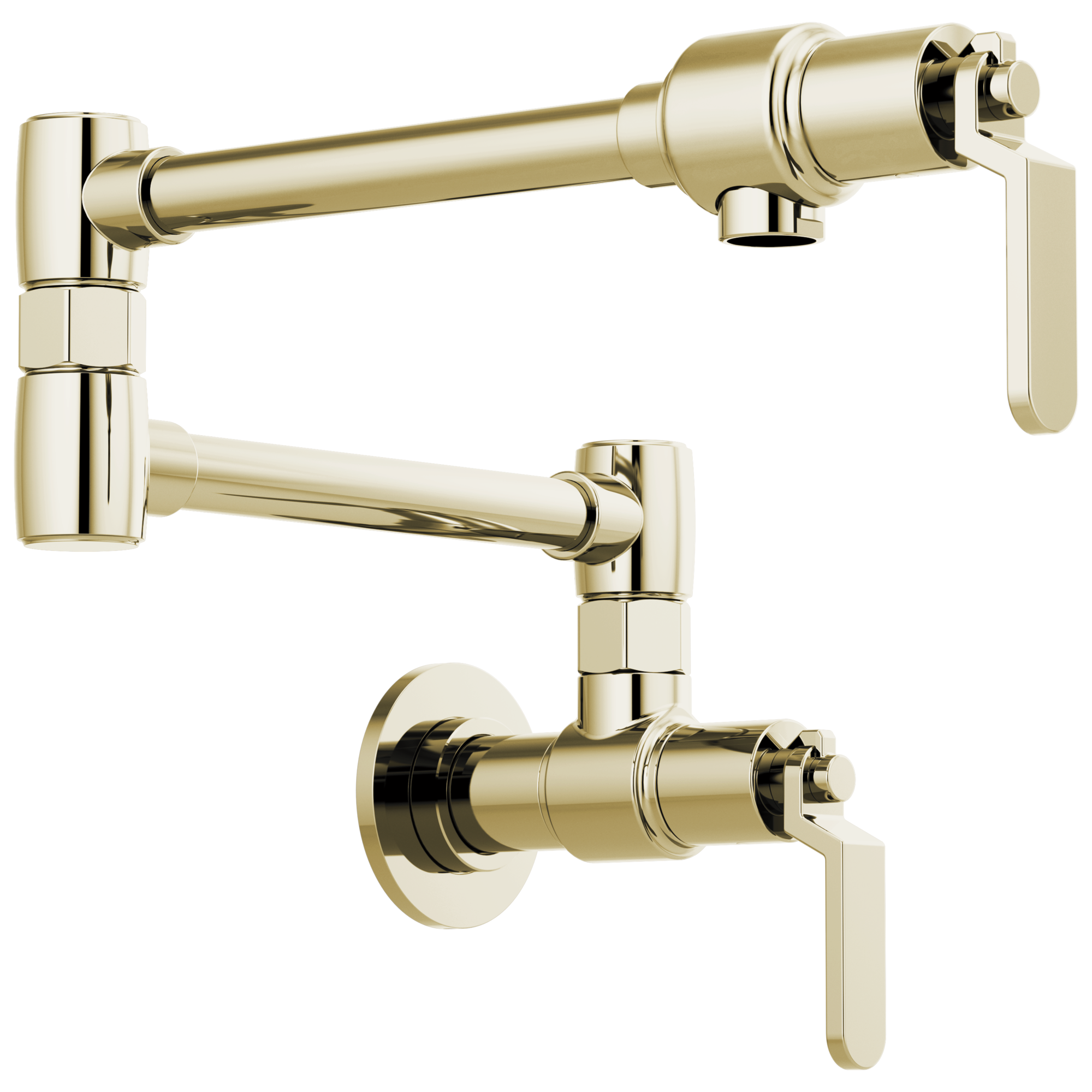 polished nickel pot filler