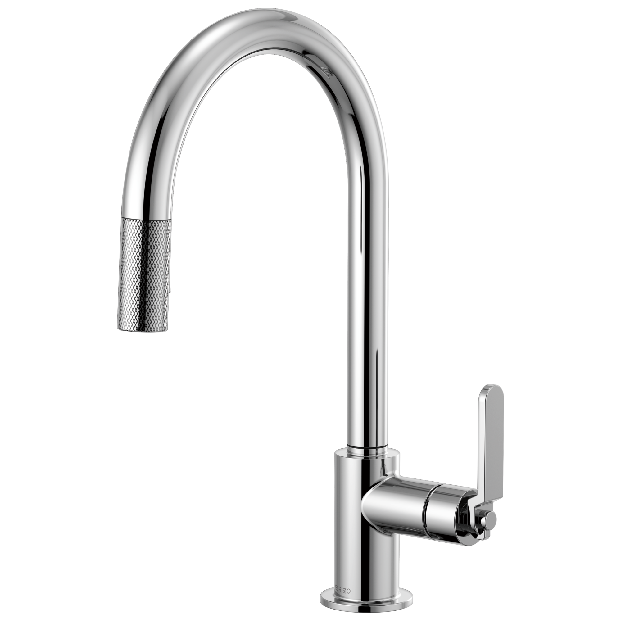 chrome pull-down faucet