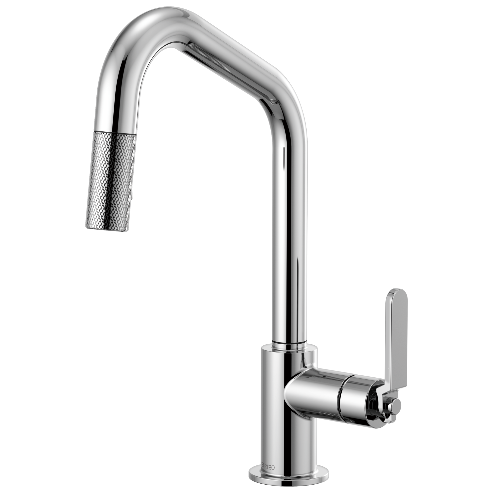 chrome pull-down faucet