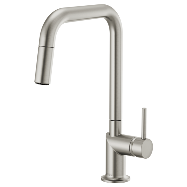 Brizo Odin Pull-Down Faucet With Square Spout - Less Handle