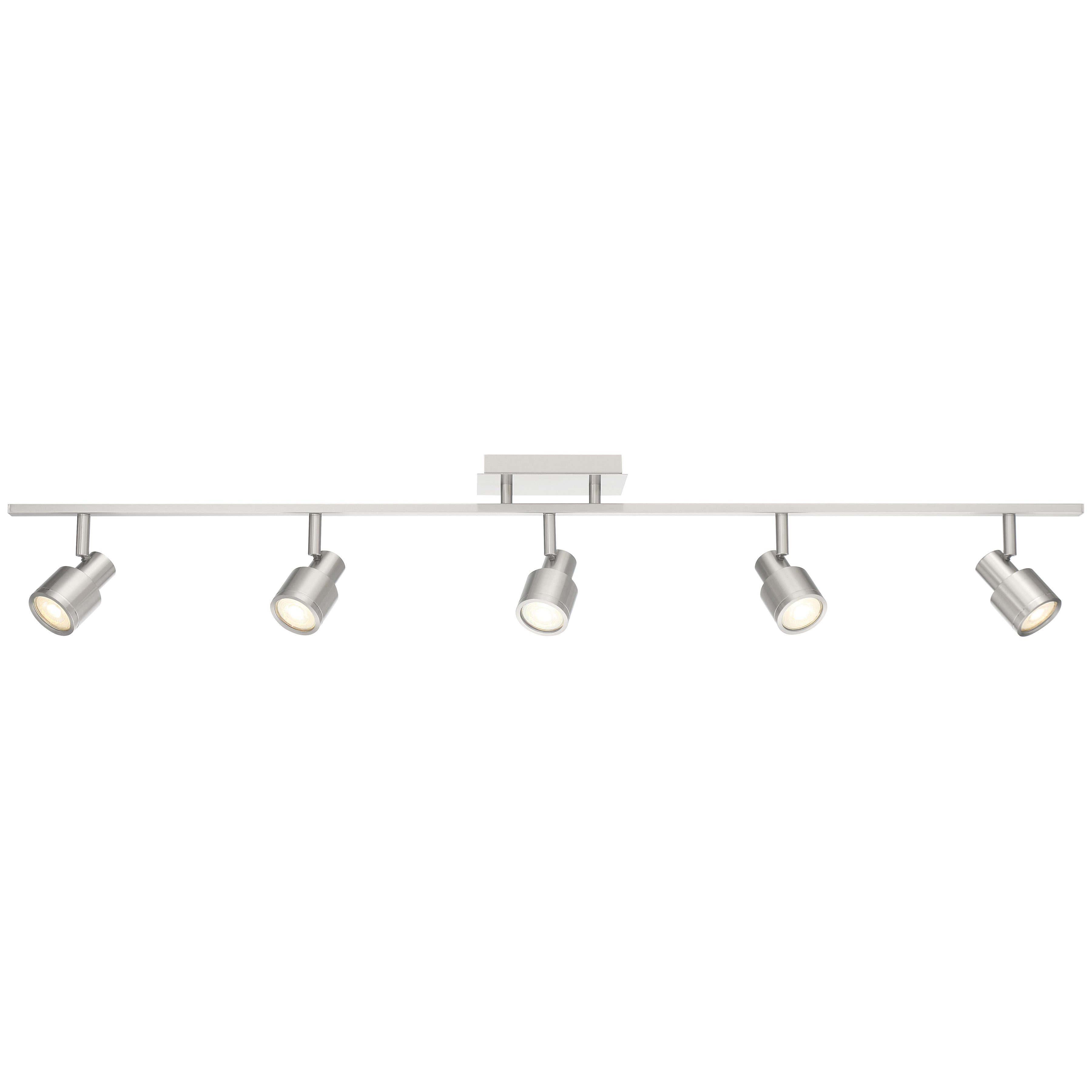brushed steel adjustable led track