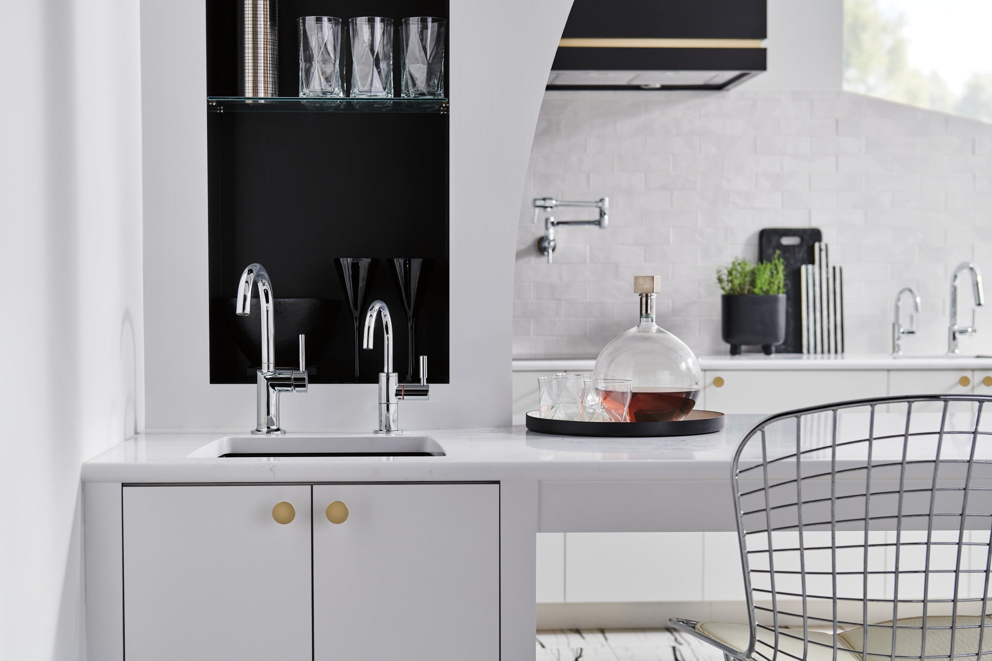 chrome bar faucet