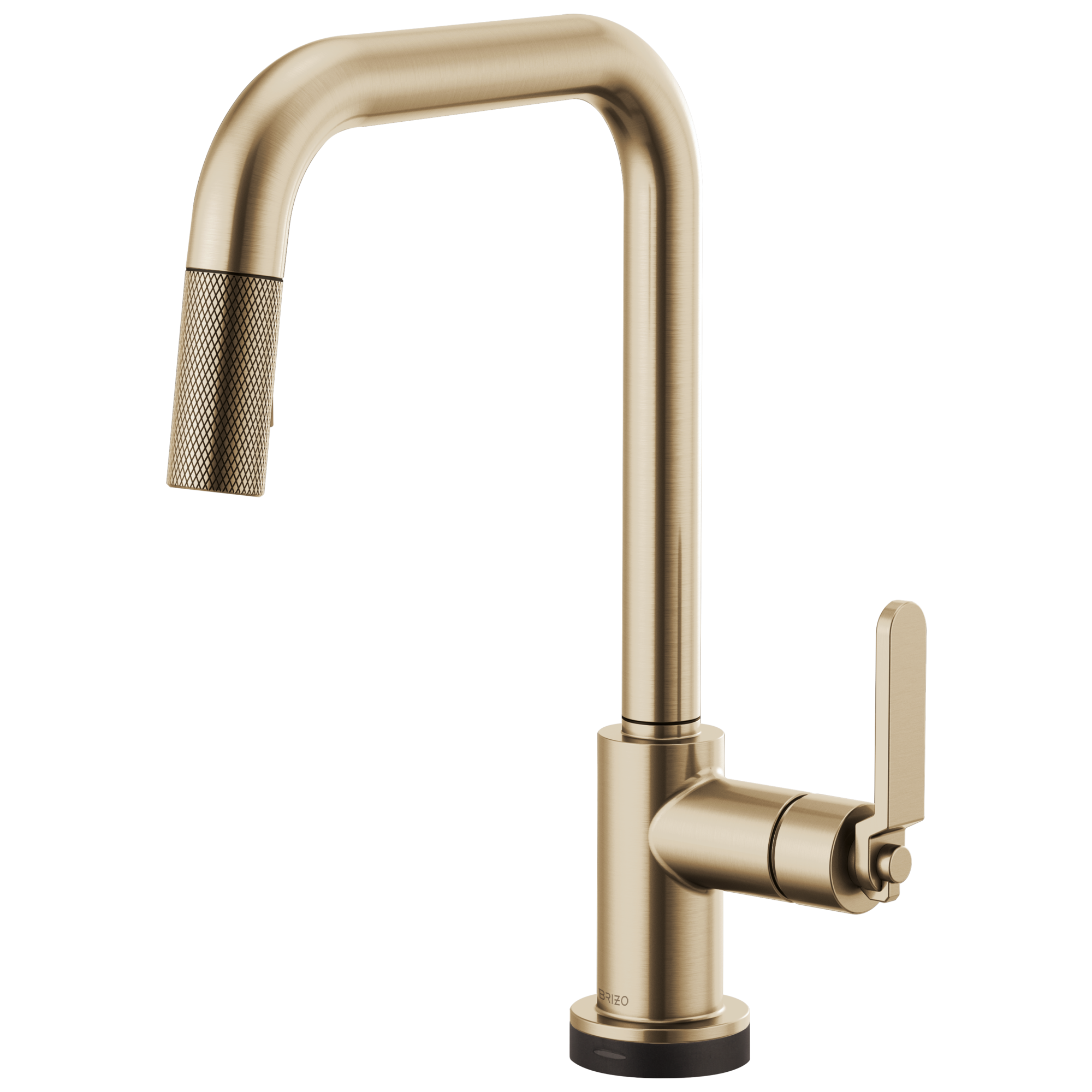 Brizo Litze Smart Touch Pull-Down Kitchen Faucet with Square Spout and Industrial Handle