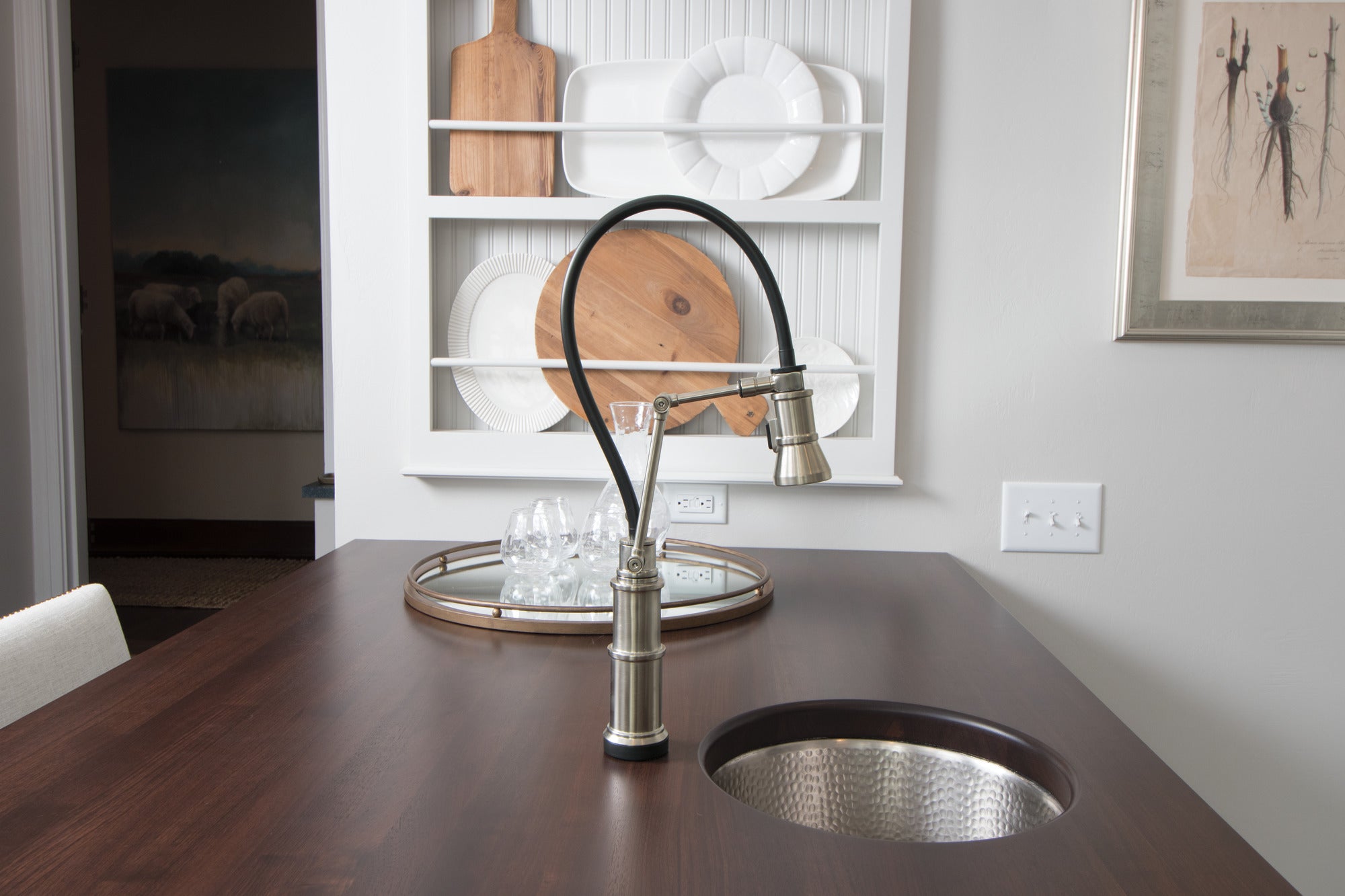 stainless kitchen faucet