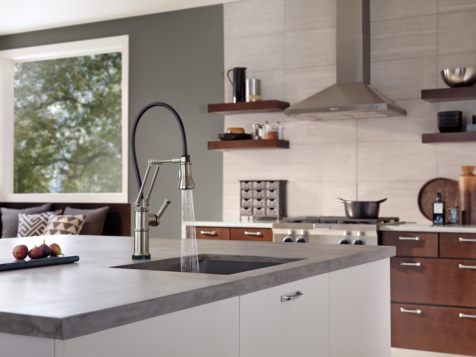 stainless kitchen faucet