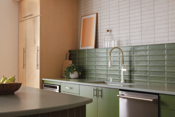 matte white kitchen faucet