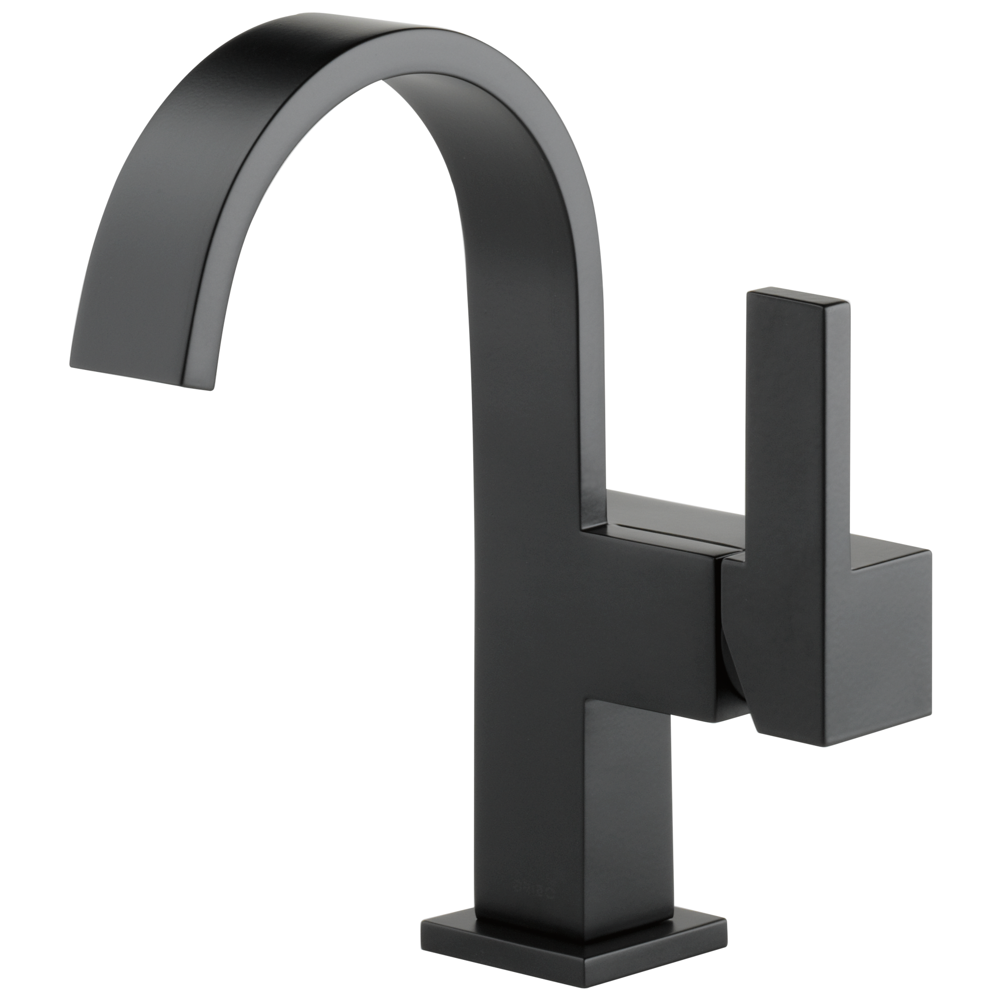 matte black lavatory faucet
