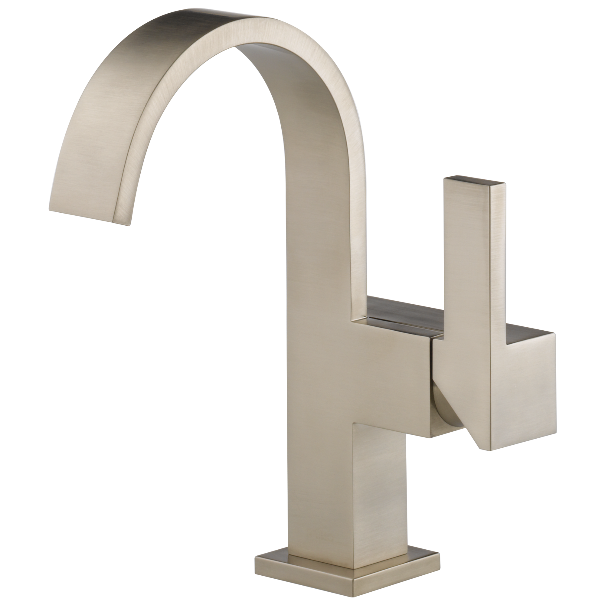brushed nickel lavatory faucet