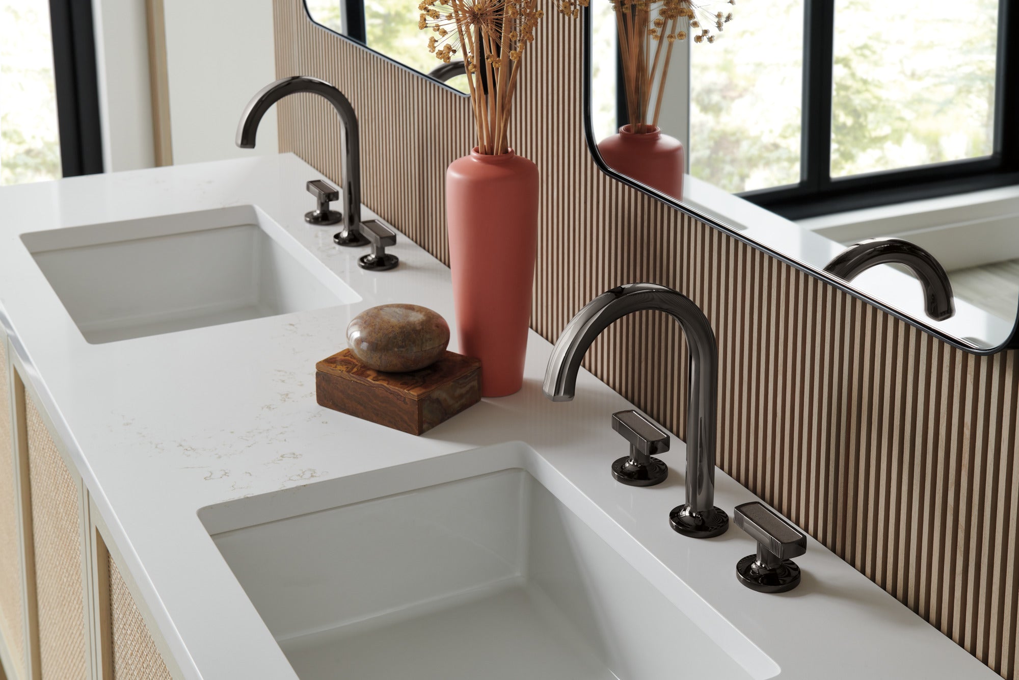 brilliance black onyx lavatory faucet