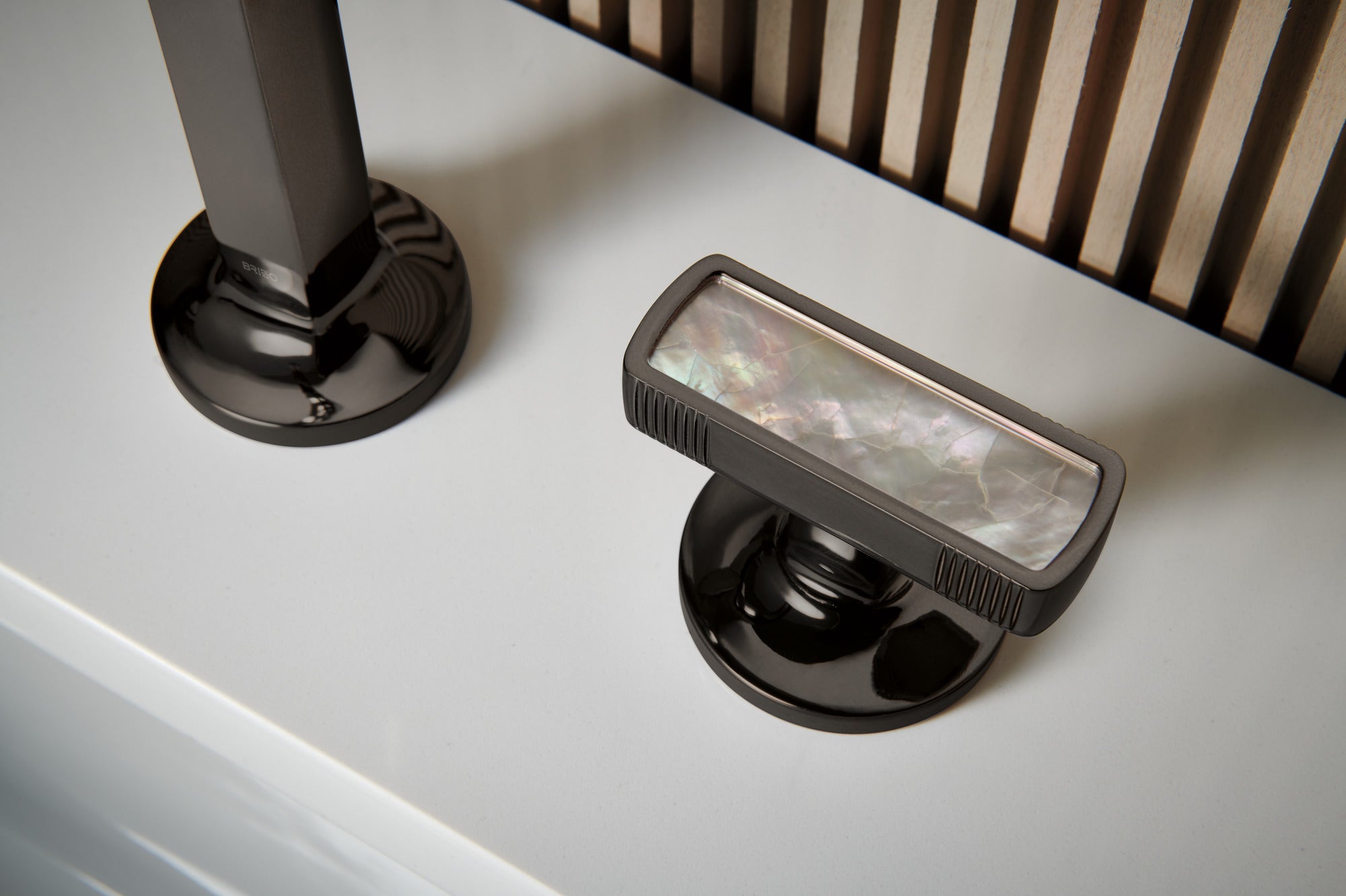 brilliance black onyx lavatory faucet