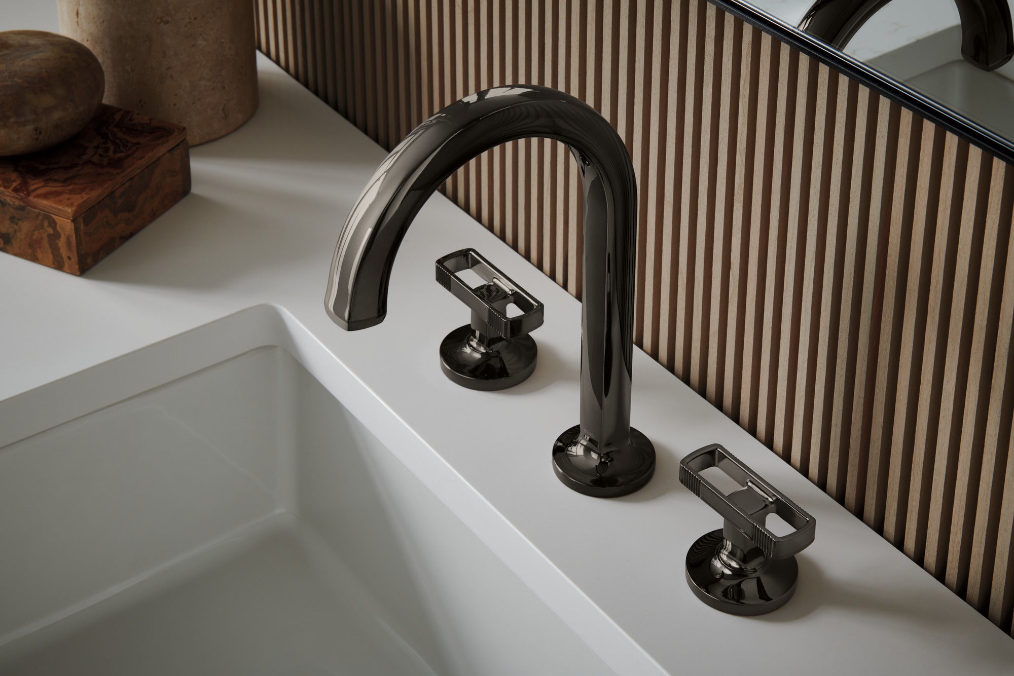 brilliance black onyx lavatory faucet
