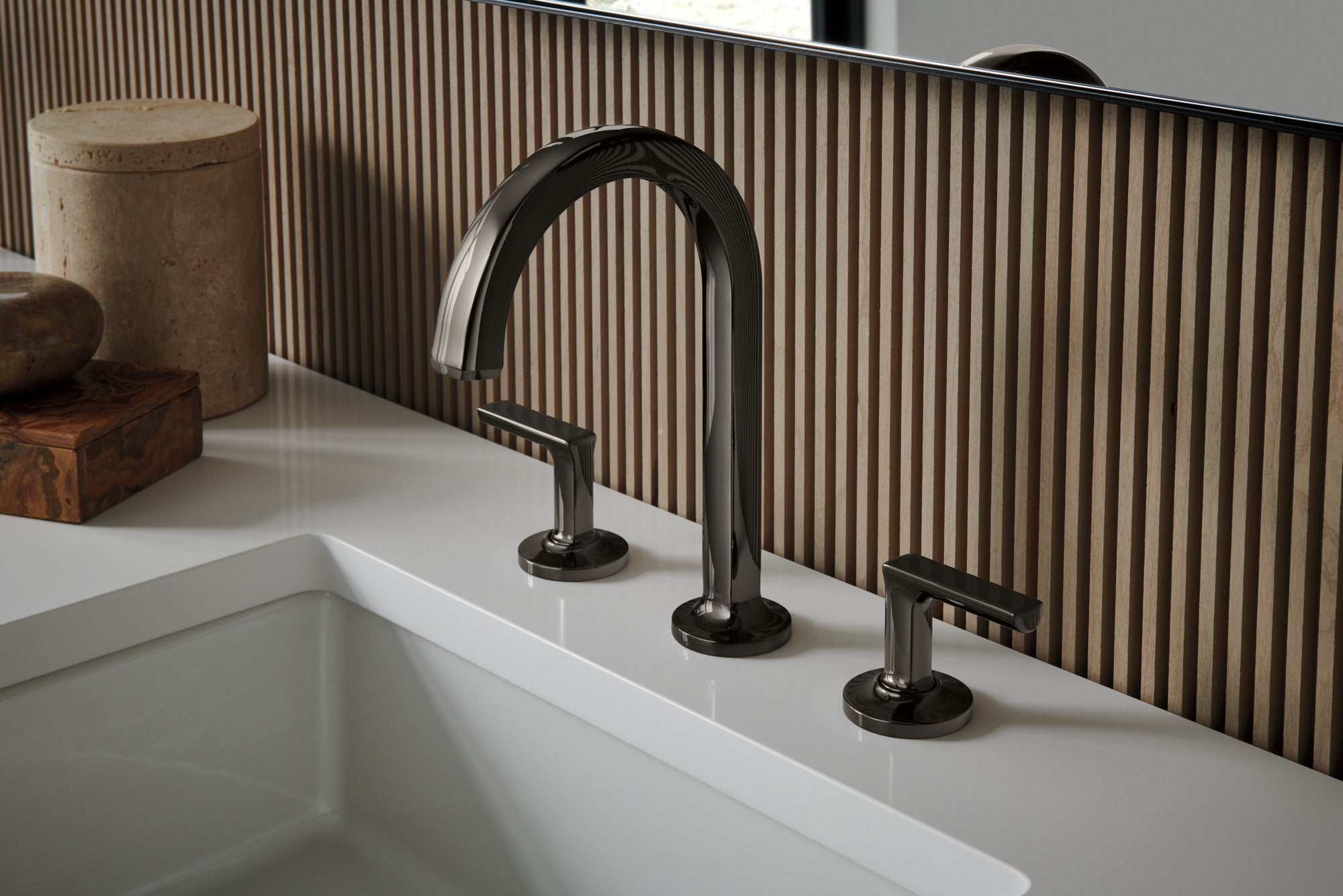 brilliance black onyx lavatory faucet