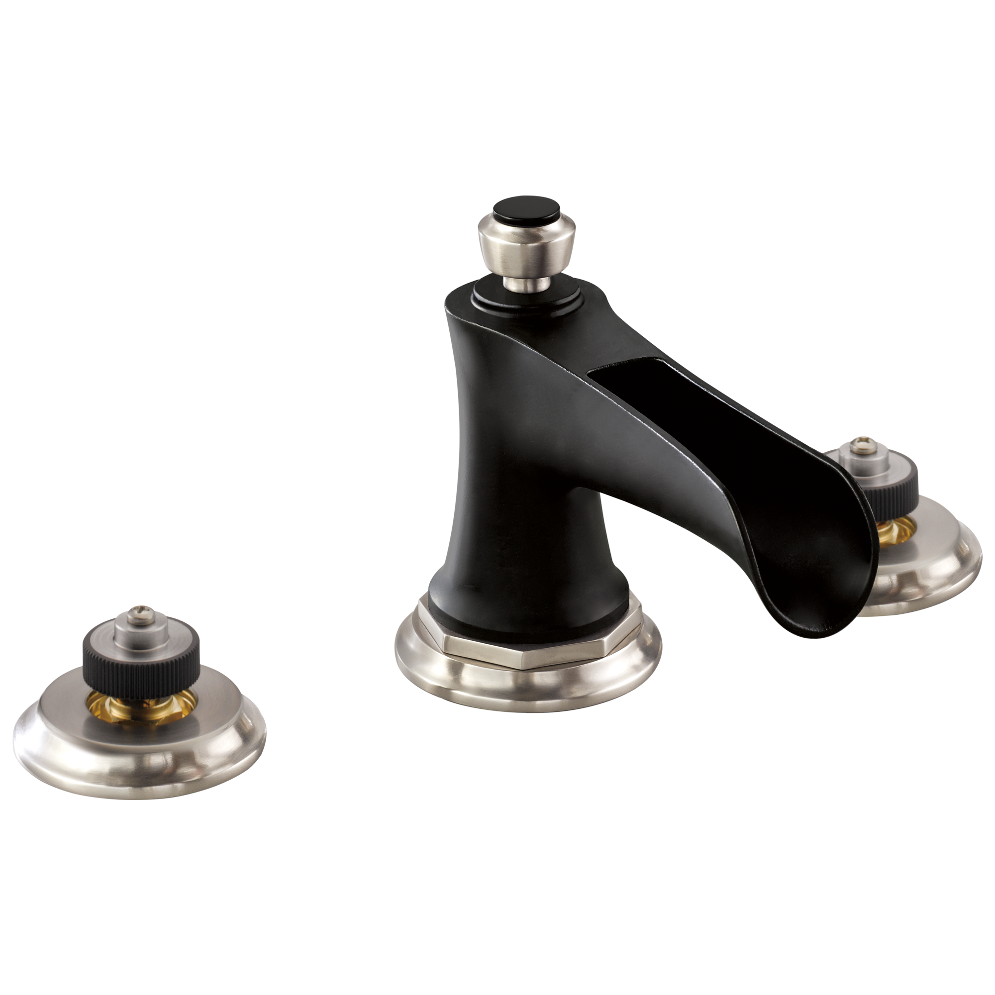 Brizo Rook Widespread Lavatory Faucet with Channel Spout - Less Handles 1.2 GPM
