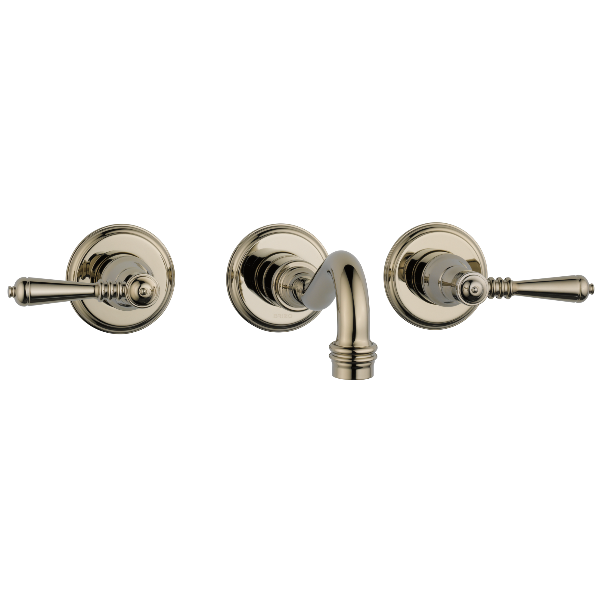 polished nickel lavatory faucet