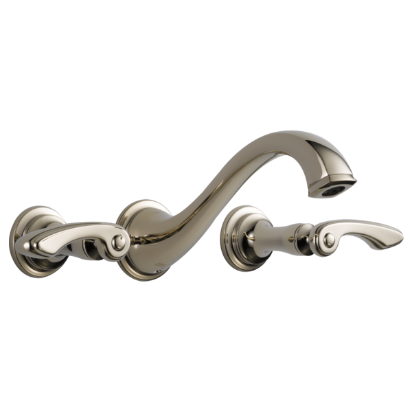 polished nickel lavatory faucet