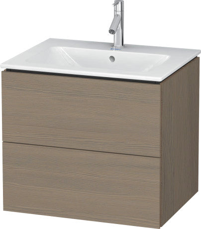 Duravit L-Cube Two Drawer 24" Wall-Mount Vanity Unit