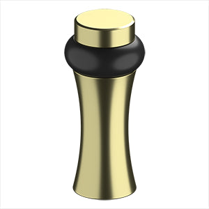 Deltana ROUND UNIVERSAL FLOOR BUMPER 3-1/2", DECORATIVE, SOLID BRASS