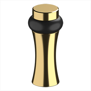 Deltana ROUND UNIVERSAL FLOOR BUMPER 3-1/2", DECORATIVE, SOLID BRASS
