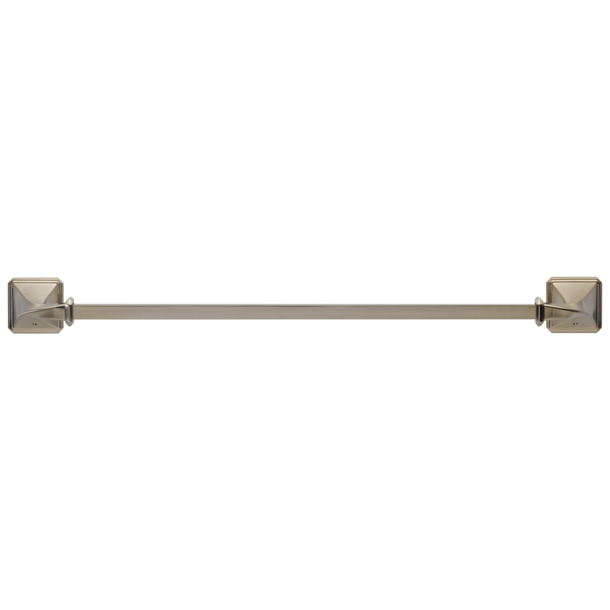 brushed nickel towel bar