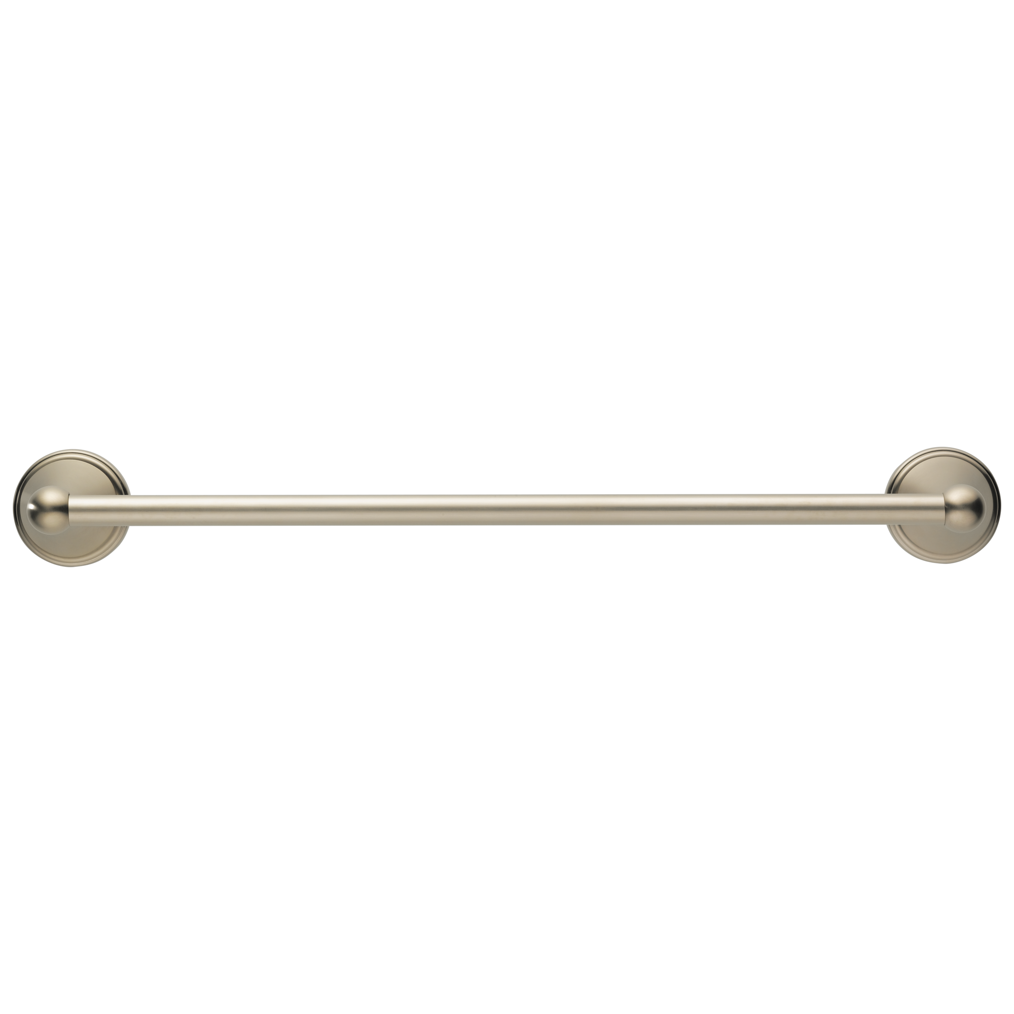 brushed nickel towel bar