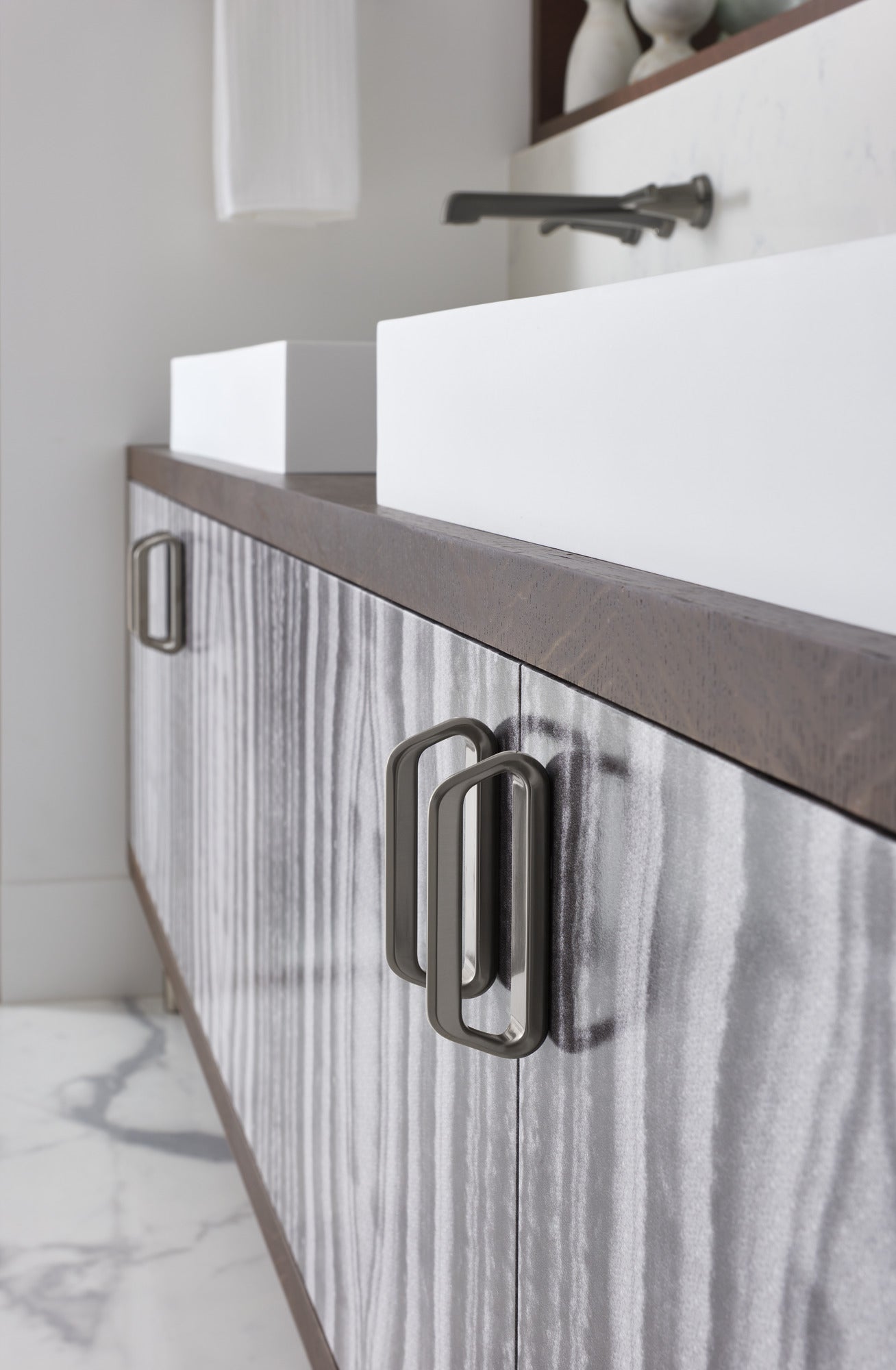 luxe steel lavatory faucet