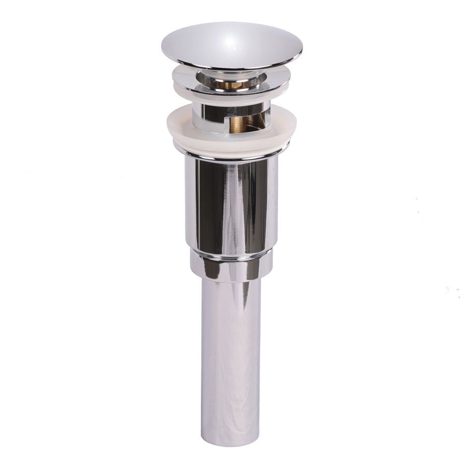 polished chrome drain