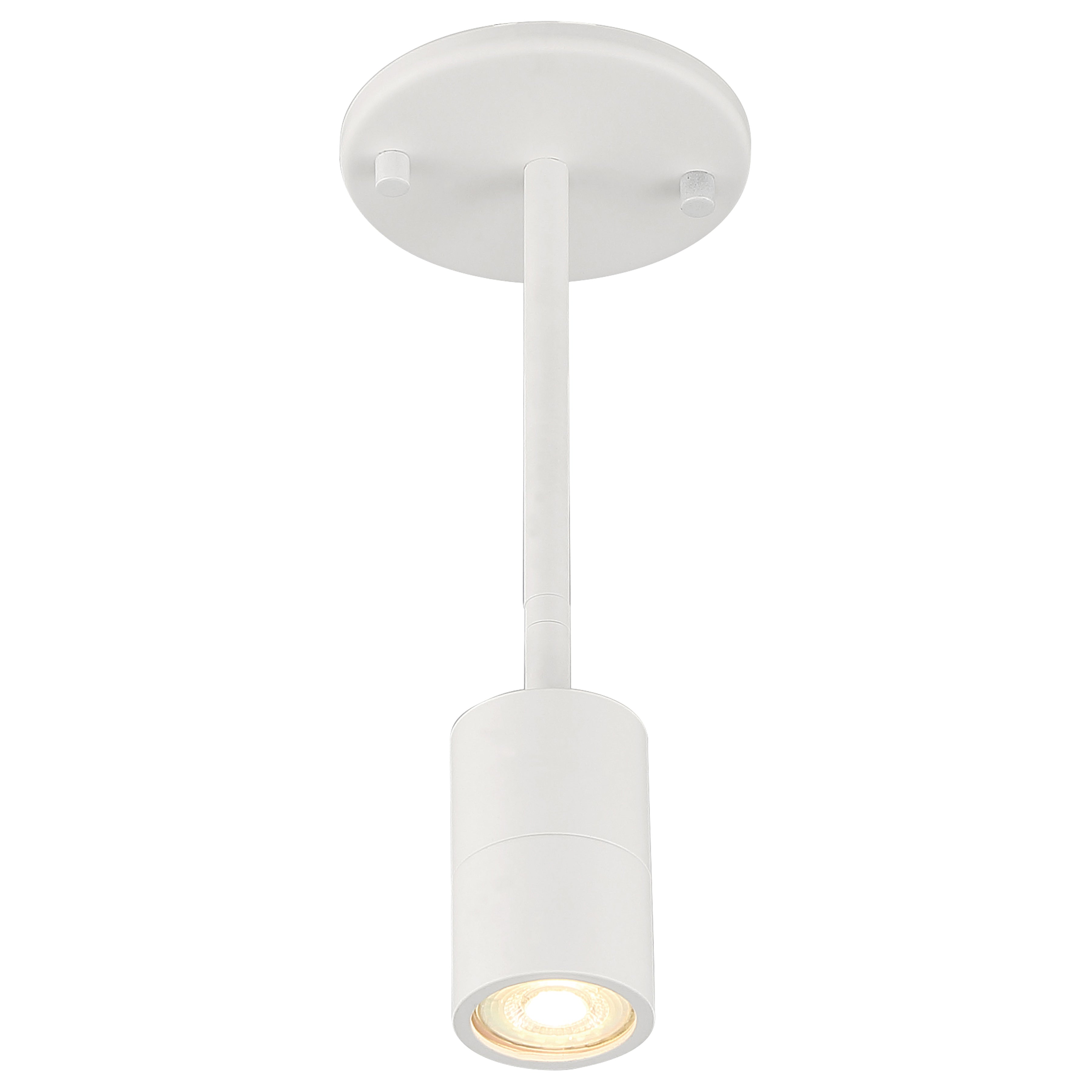matte white led wall or ceiling spotlight