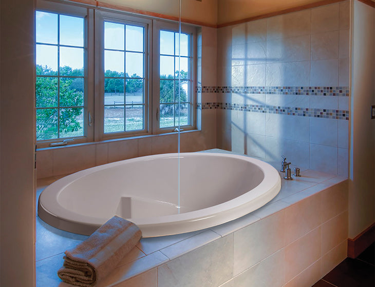 white bathtub