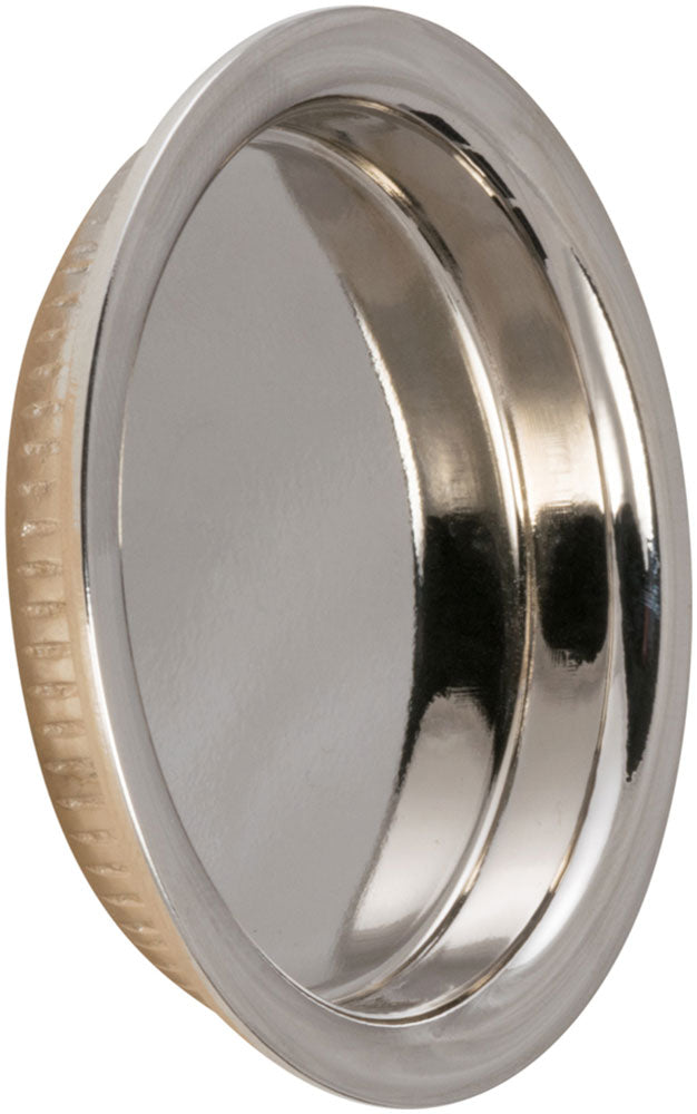 lacquered polished nickel pull
