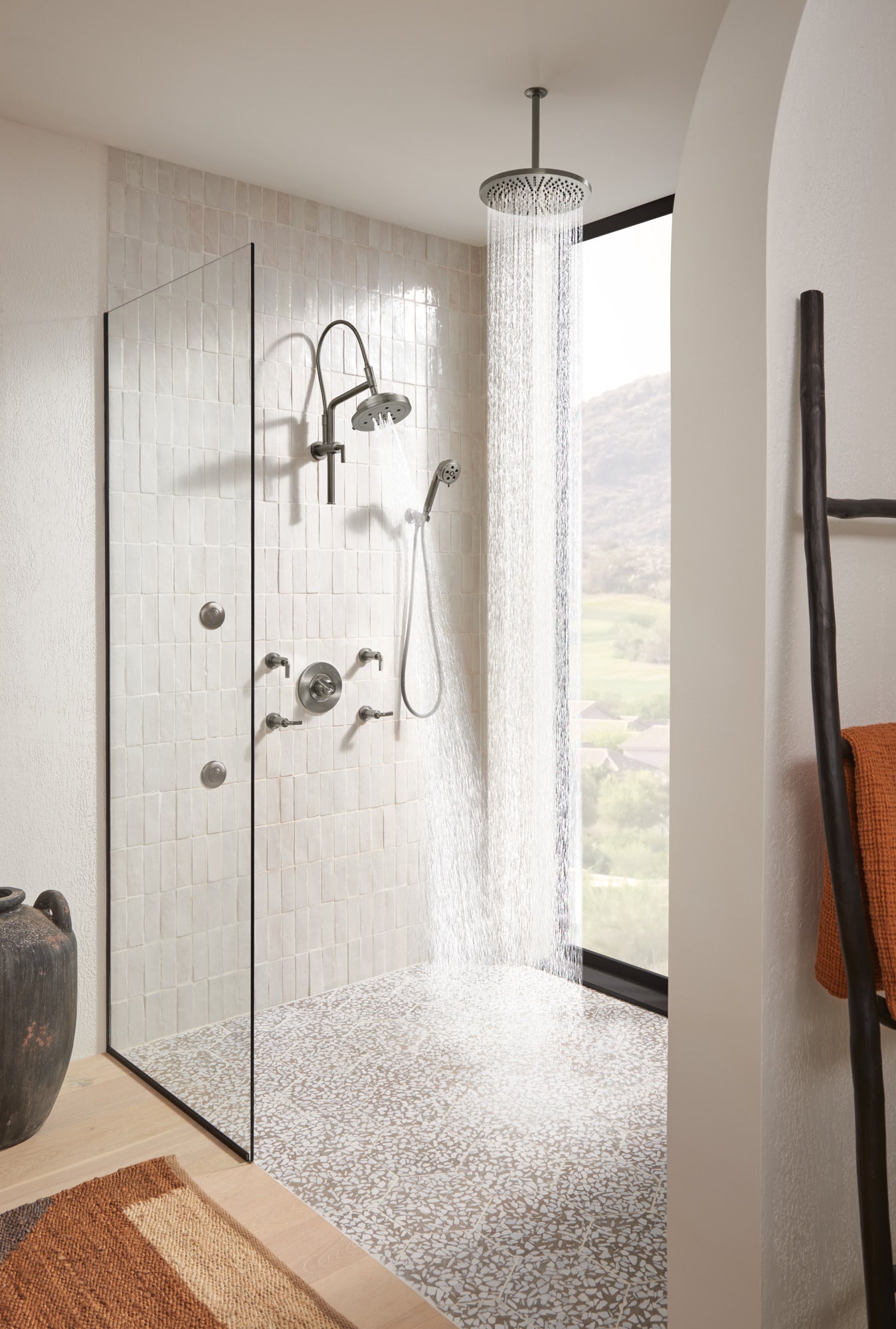 luxe steel thermostatic valve