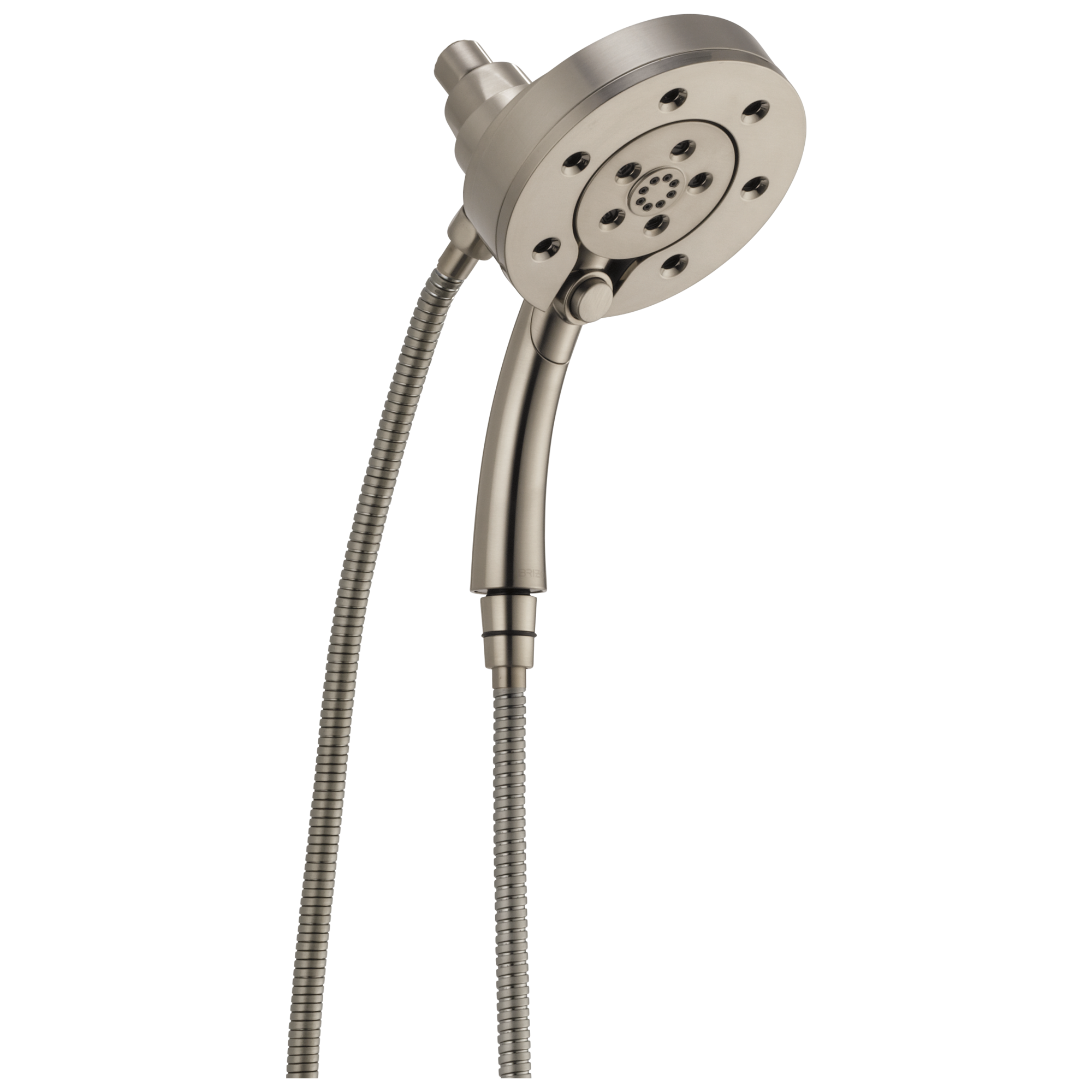 luxe nickel shower