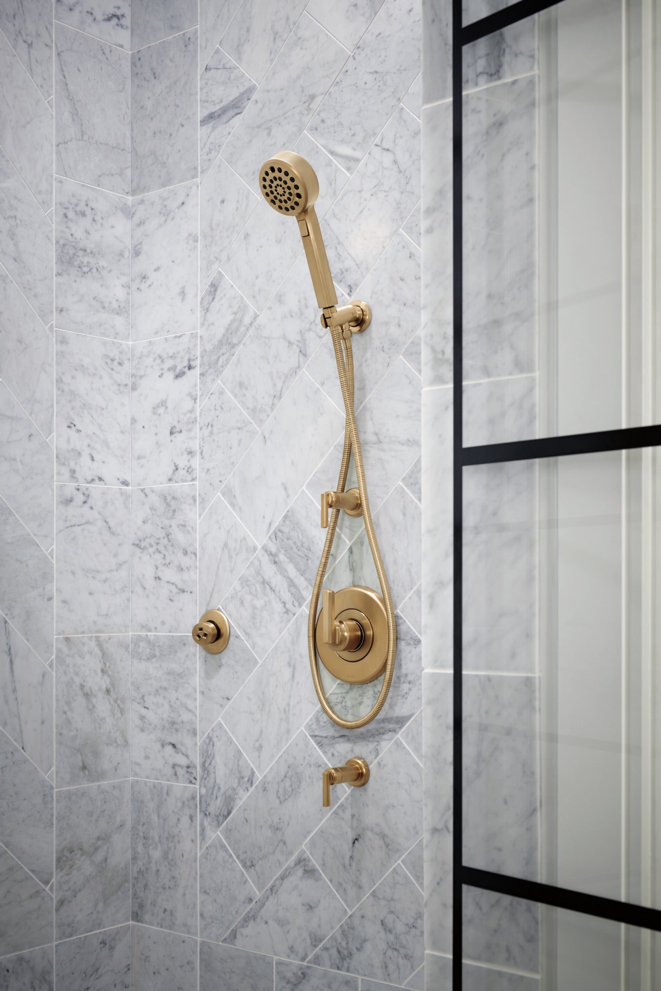 luxe gold handshower