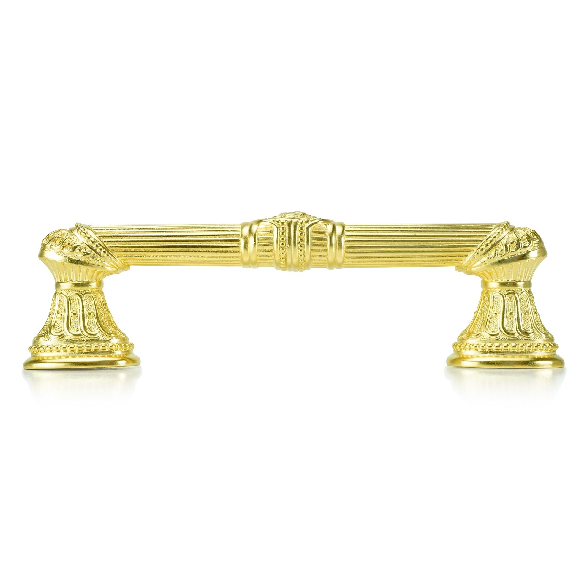 satin gold pull