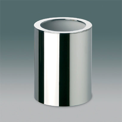 satin nickel toothbrush holder