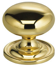 Omnia Legacy Solid Brass Classic Cabinet Knob