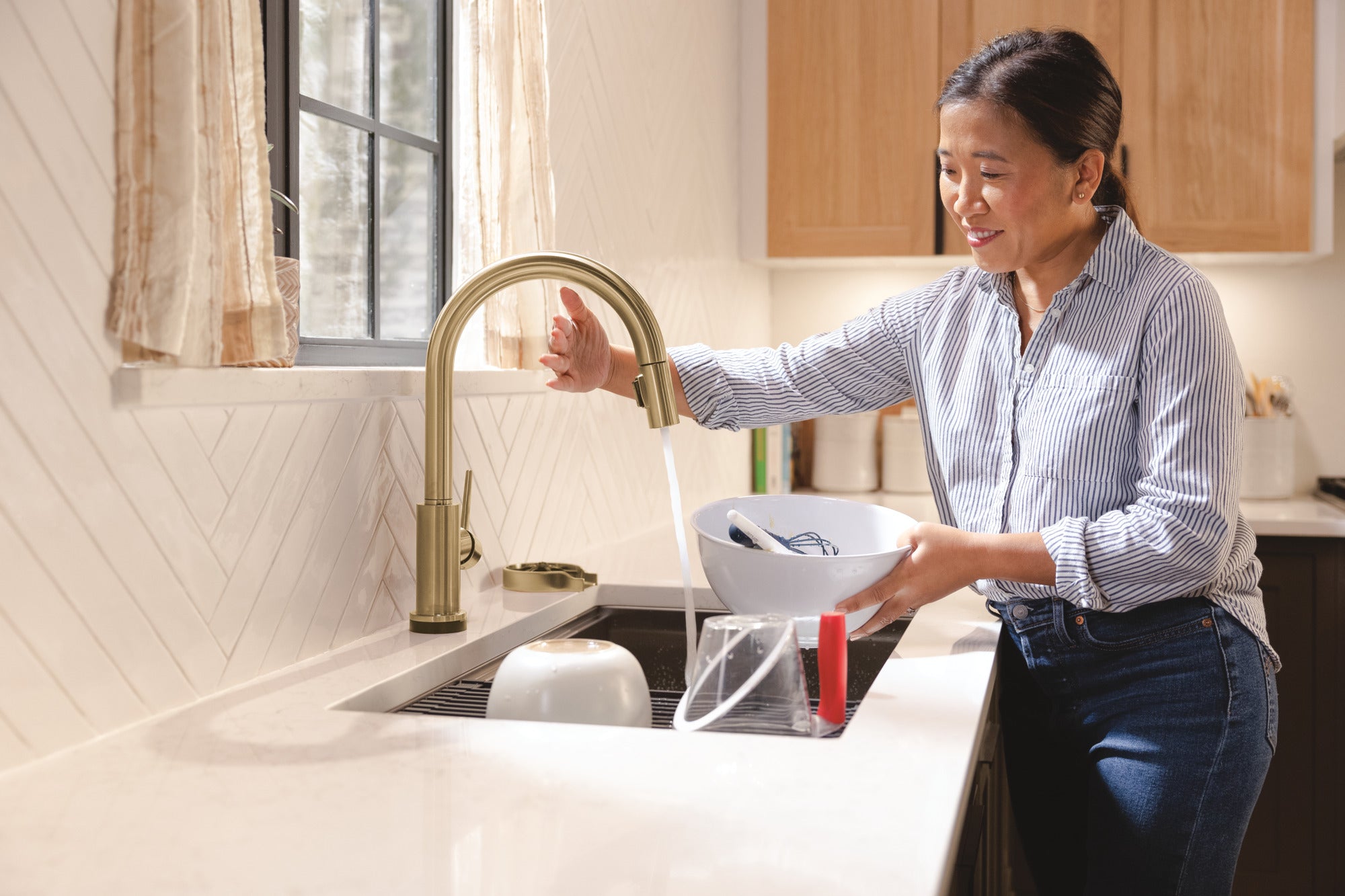 champagne bronze kitchen faucet