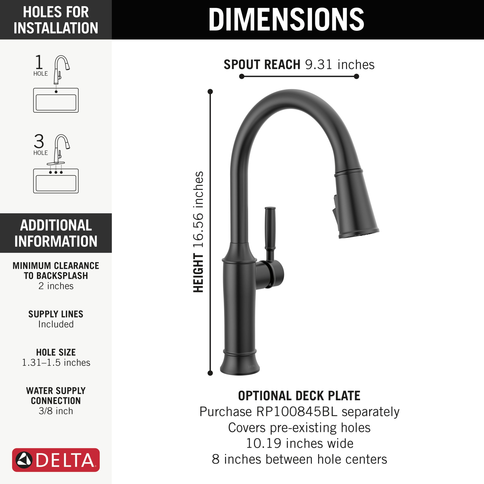 matte black kitchen faucet