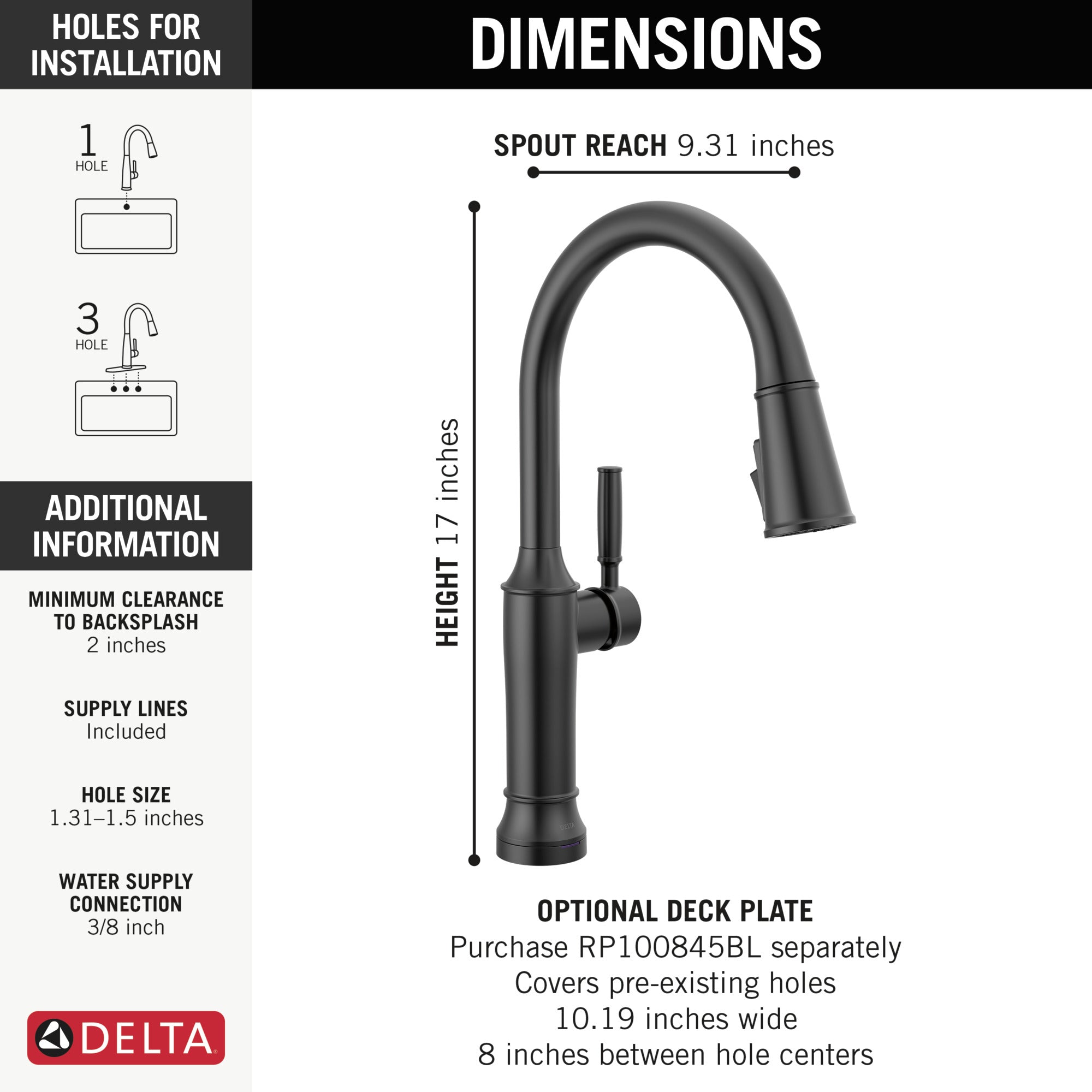 matte black kitchen faucet