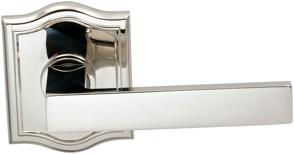 Omnia Prodigy Interior Modern Lever Latchset with Arched Rose