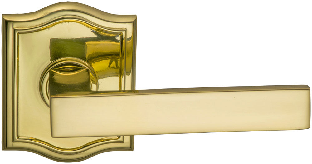 Omnia Prodigy Interior Modern Lever Latchset with Arched Rose