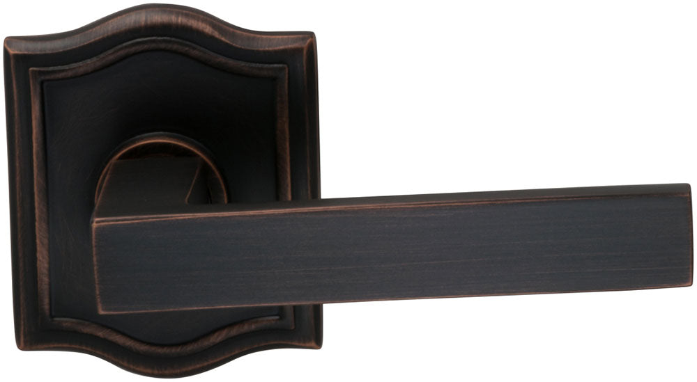 Omnia Prodigy Interior Modern Lever Latchset with Arched Rose