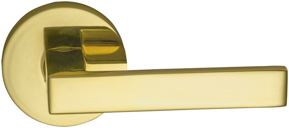 Omnia Prodigy Interior Modern Lever Latchset with Modern Round Rose
