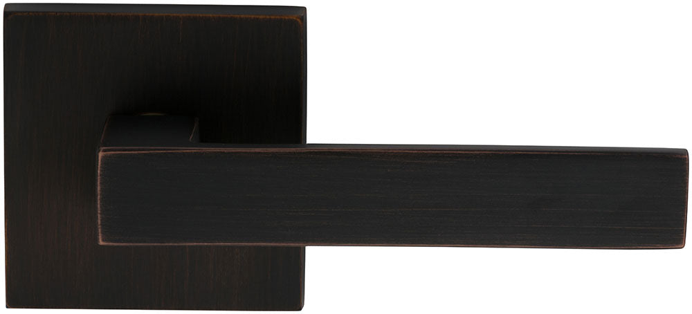 Omnia Prodigy Interior Modern Lever Latchset with Square Rose