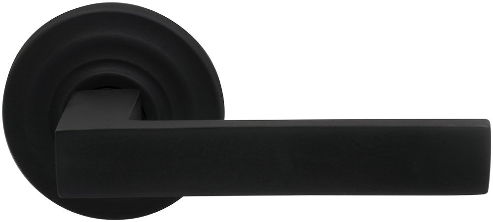 Omnia Prodigy Interior Modern Lever Latchset with Traditional Round Rose