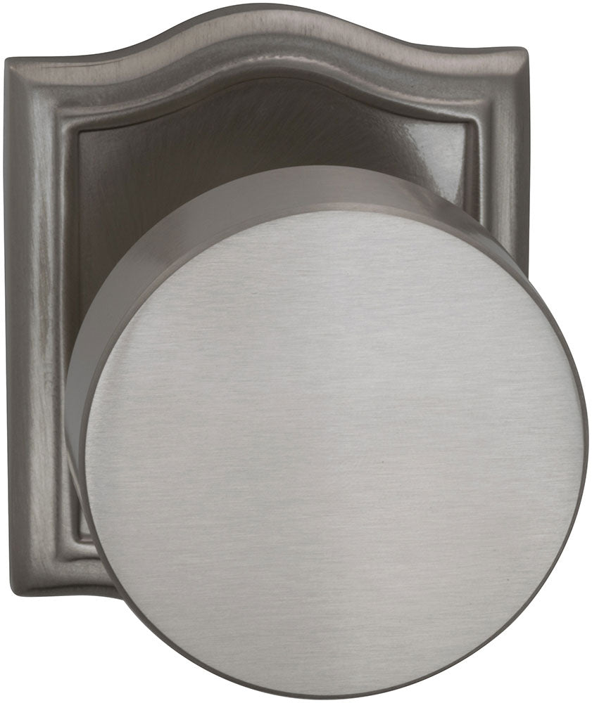 Omnia Prodigy Interior Modern Knob Latchset with Arched Rose