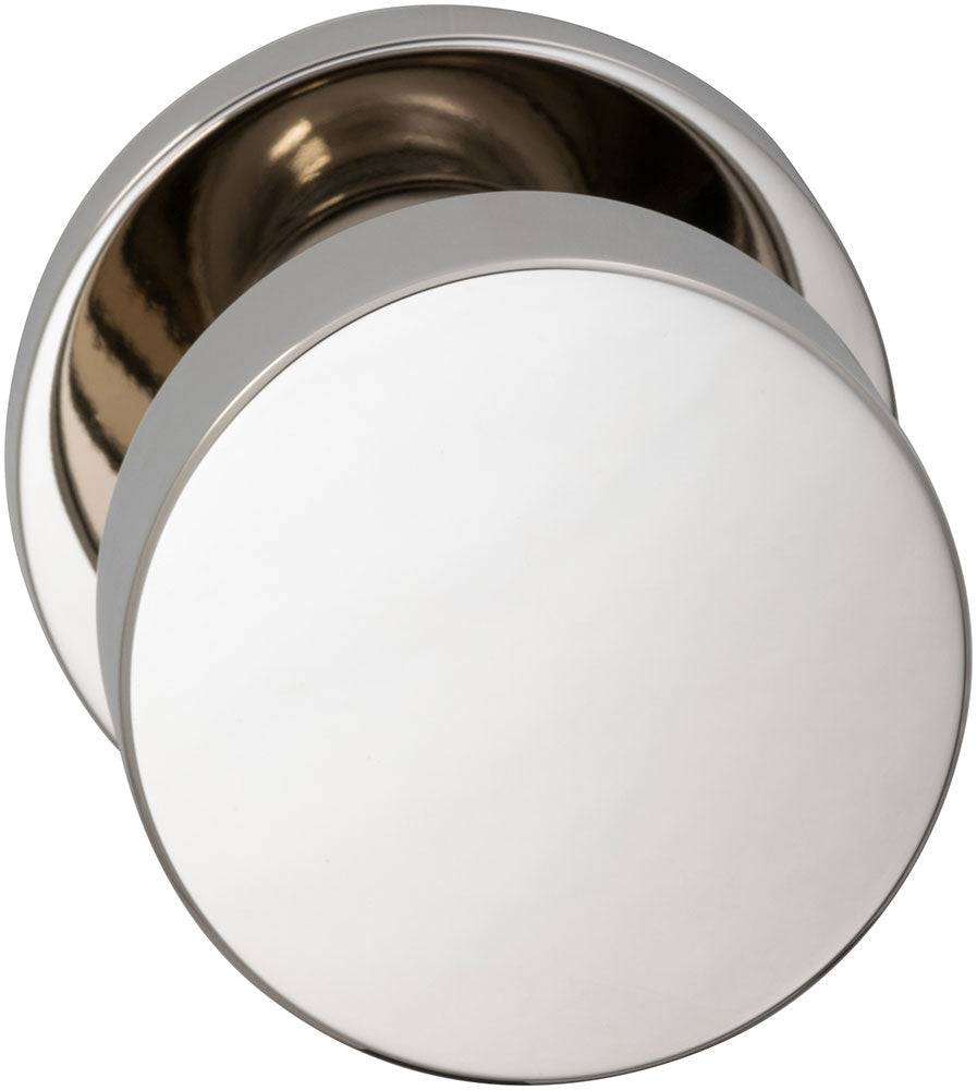Omnia Prodigy Interior Modern Knob Latchset with Modern Round Rose