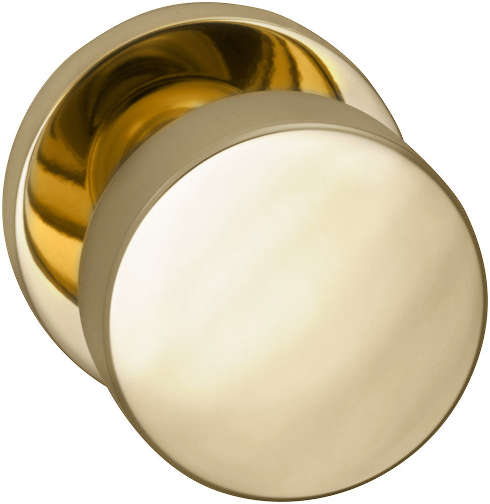Omnia Prodigy Interior Modern Knob Latchset with Modern Round Rose