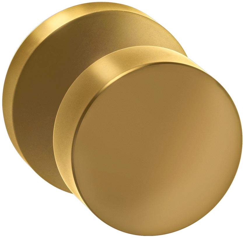 Omnia Prodigy Interior Modern Knob Latchset with Modern Round Rose
