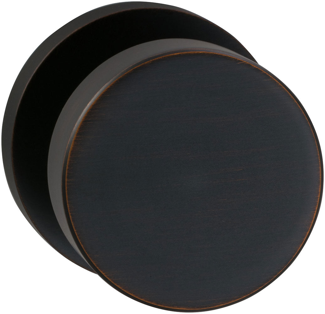Omnia Prodigy Interior Modern Knob Latchset with Modern Round Rose
