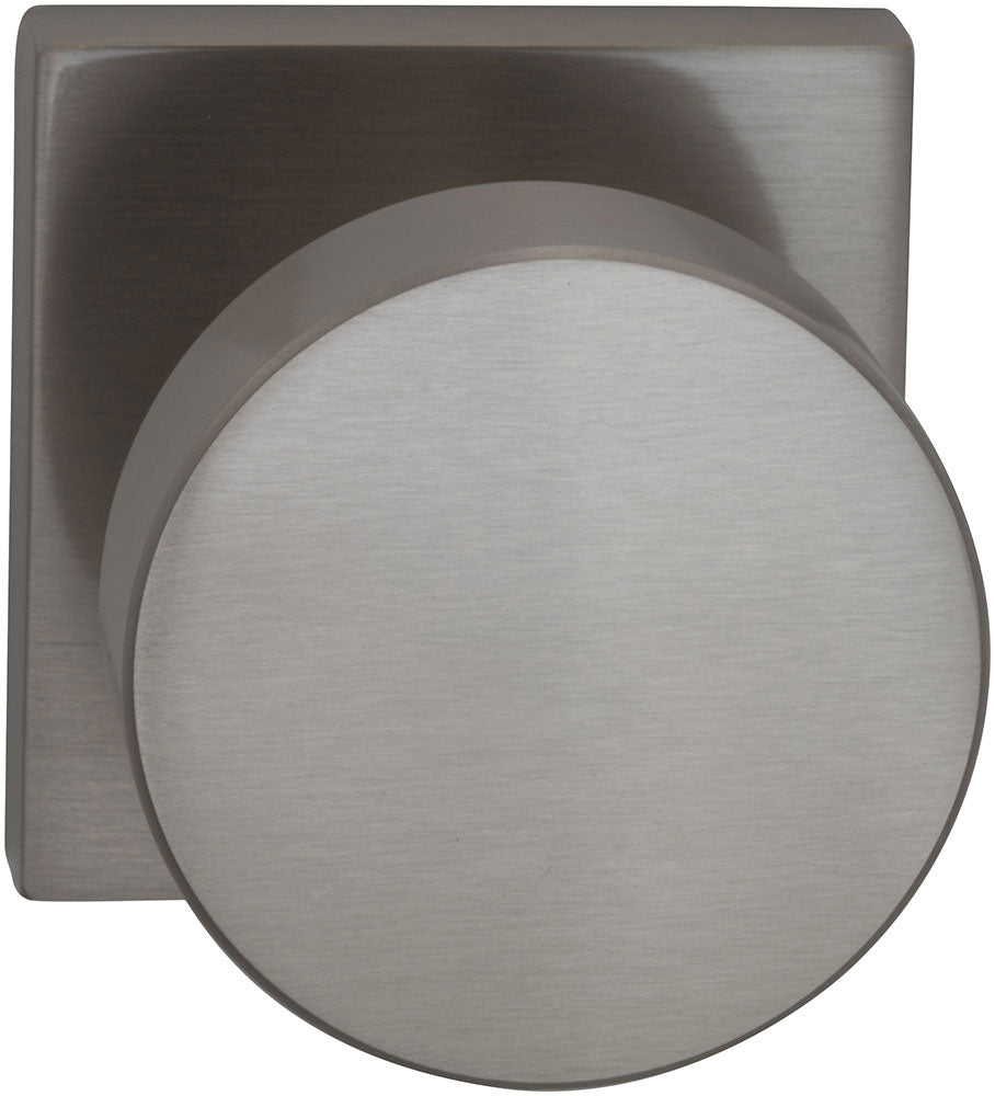 Omnia Prodigy Interior Modern Knob Latchset with Square Rose